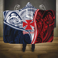 Kingdom of Uvea 1860-1886 Personalized Hooded Blanket Wallis and Futuna Polynesian Tribal Pattern