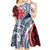 Kingdom of Uvea 1860-1886 Personalized Kid Short Sleeve Dress Wallis and Futuna Polynesian Tribal Pattern