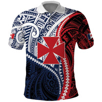Kingdom of Uvea 1860-1886 Personalized Polo Shirt Wallis and Futuna Polynesian Tribal Pattern