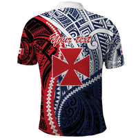 Kingdom of Uvea 1860-1886 Personalized Polo Shirt Wallis and Futuna Polynesian Tribal Pattern