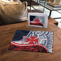 Kingdom of Uvea 1860-1886 Personalized Puzzle Wallis and Futuna Polynesian Tribal Pattern - Polynesian Pride