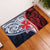 Kingdom of Uvea 1860-1886 Personalized Rubber Doormat Wallis and Futuna Polynesian Tribal Pattern