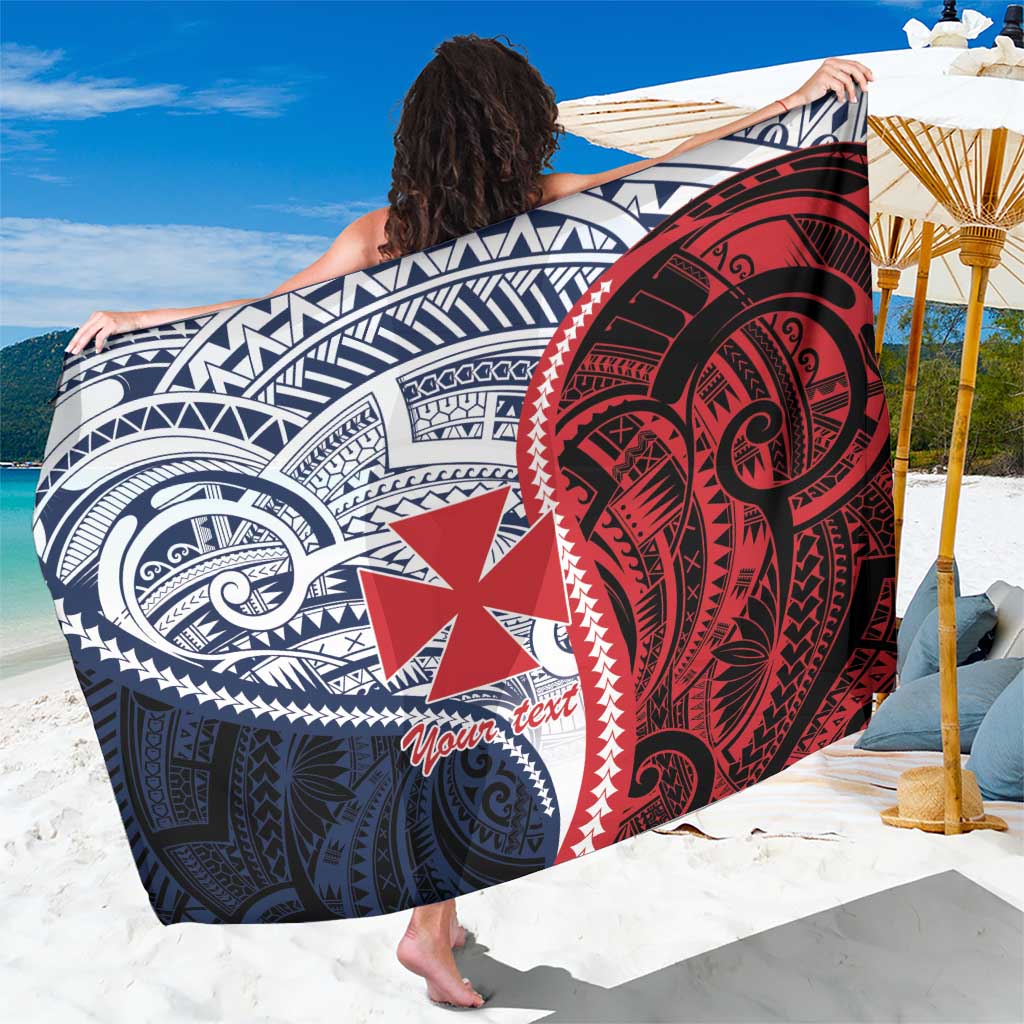Kingdom of Uvea 1860-1886 Personalized Sarong Wallis and Futuna Polynesian Tribal Pattern