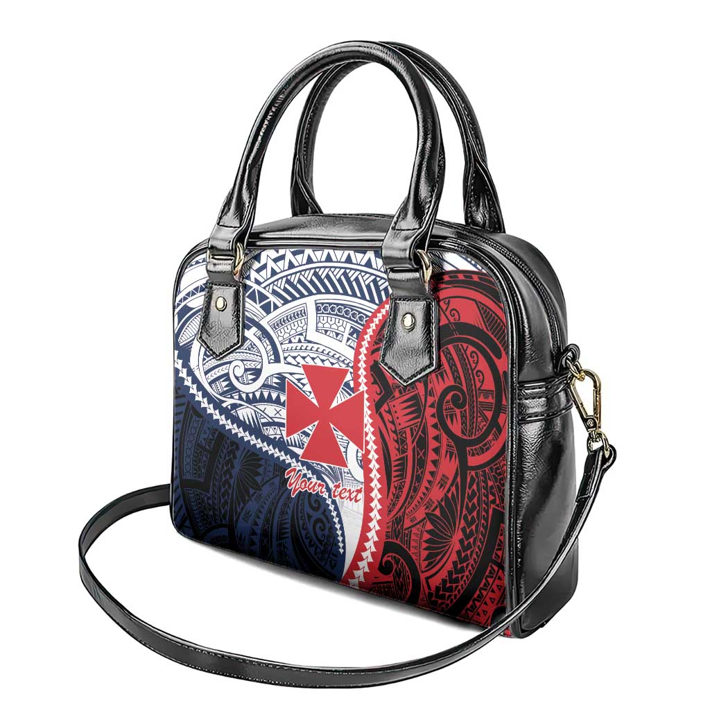 Kingdom of Uvea 1860-1886 Personalized Shoulder Handbag Wallis and Futuna Polynesian Tribal Pattern