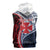 Kingdom of Uvea 1860-1886 Personalized Sleeveless Zip Hoodie Wallis and Futuna Polynesian Tribal Pattern - Polynesian Pride