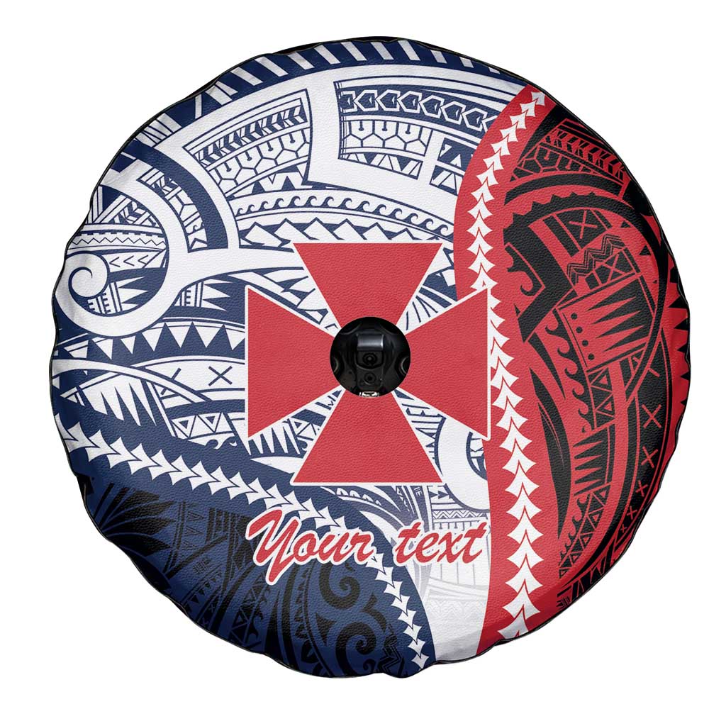 Kingdom of Uvea 1860-1886 Personalized Spare Tire Cover Wallis and Futuna Polynesian Tribal Pattern