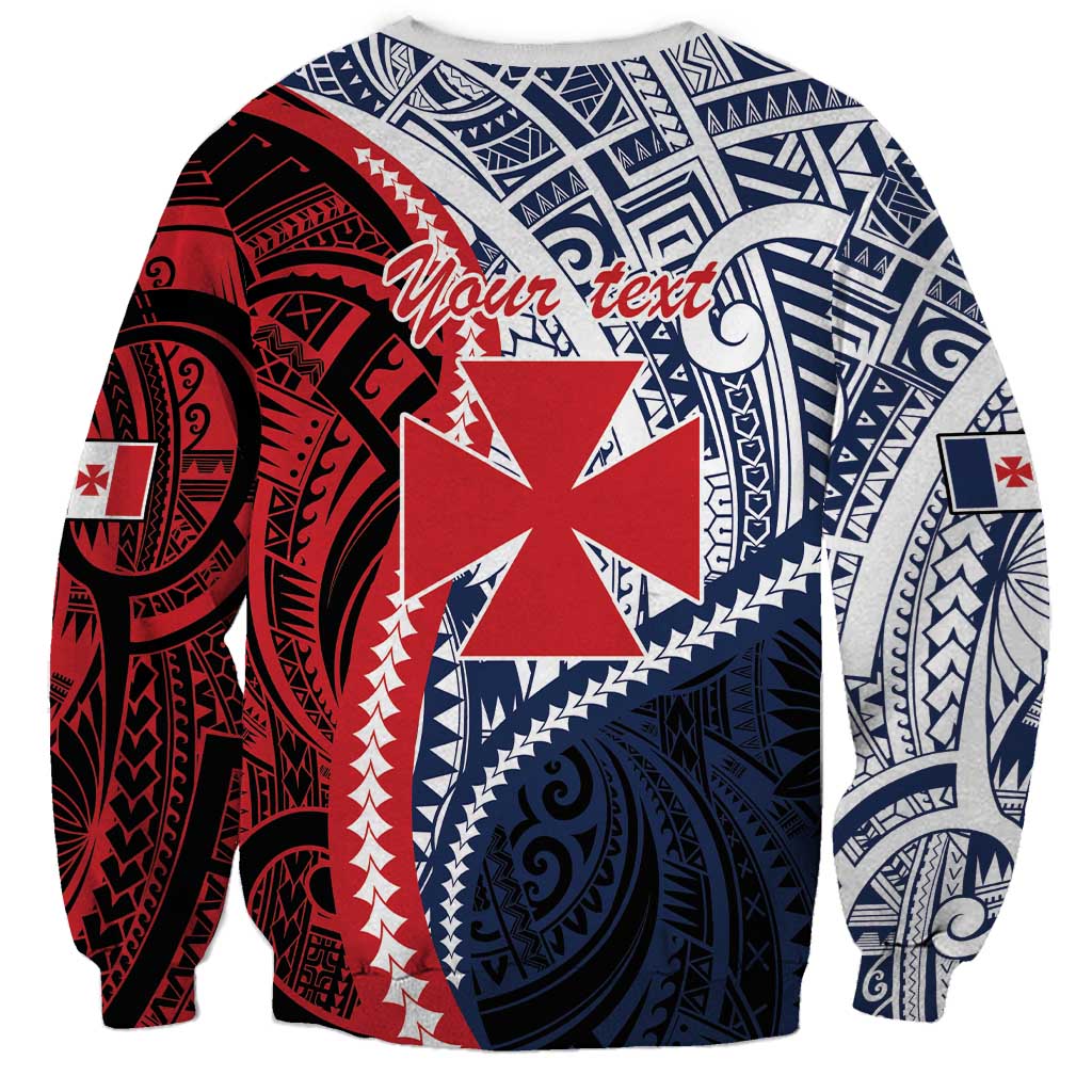 Kingdom of Uvea 1860-1886 Personalized Sweatshirt Wallis and Futuna Polynesian Tribal Pattern