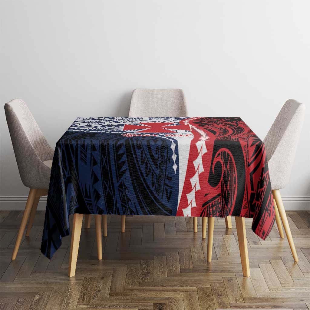 Kingdom of Uvea 1860-1886 Personalized Tablecloth Wallis and Futuna Polynesian Tribal Pattern