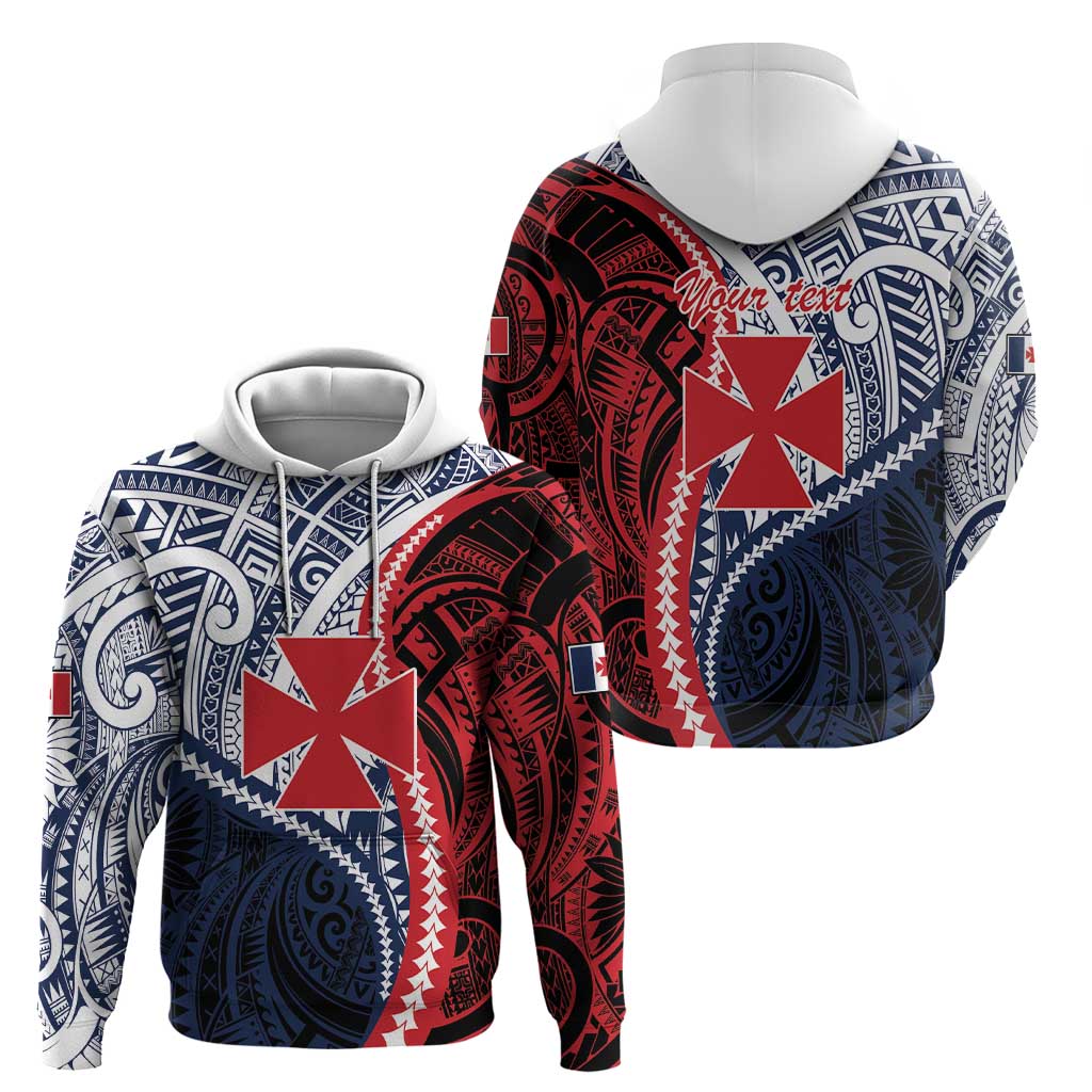 Kingdom of Uvea 1860-1886 Personalized Zip Hoodie Wallis and Futuna Polynesian Tribal Pattern