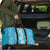 Hawaiian Lei Day Travel Bag Blue Hibiscus Flowers Lei Art - Polynesian Pride
