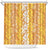 Hawaiian Lei Day Shower Curtain Gold Hibiscus Flowers Lei Art