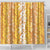 Hawaiian Lei Day Shower Curtain Gold Hibiscus Flowers Lei Art