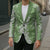 Hawaiian Lei Day Blazer Green Hibiscus Flowers Lei Art - Polynesian Pride