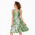 Hawaiian Lei Day Midi Dress Green Hibiscus Flowers Lei Art - Polynesian Pride