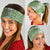 Hawaiian Lei Day Neck Gaiter Green Hibiscus Flowers Lei Art - Polynesian Pride