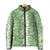 Hawaiian Lei Day Padded Jacket Green Hibiscus Flowers Lei Art - Polynesian Pride