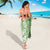 Hawaiian Lei Day Sarong Green Hibiscus Flowers Lei Art