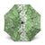 Hawaiian Lei Day Umbrella Green Hibiscus Flowers Lei Art - Polynesian Pride