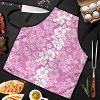 Hawaiian Lei Day Apron Pink Hibiscus Flowers Lei Art - Polynesian Pride