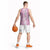 Hawaiian Lei Day Basketball Jersey Pink Hibiscus Flowers Lei Art - Polynesian Pride
