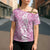Hawaiian Lei Day Cross Shoulder Shirt Pink Hibiscus Flowers Lei Art - Polynesian Pride