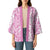 Hawaiian Lei Day Kimono Pink Hibiscus Flowers Lei Art - Polynesian Pride