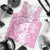 Hawaiian Lei Day Men Tank Top Pink Hibiscus Flowers Lei Art