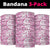 Hawaiian Lei Day Neck Gaiter Pink Hibiscus Flowers Lei Art - Polynesian Pride