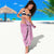 Hawaiian Lei Day Sarong Pink Hibiscus Flowers Lei Art