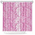 Hawaiian Lei Day Shower Curtain Pink Hibiscus Flowers Lei Art