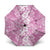Hawaiian Lei Day Umbrella Pink Hibiscus Flowers Lei Art - Polynesian Pride