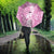 Hawaiian Lei Day Umbrella Pink Hibiscus Flowers Lei Art - Polynesian Pride