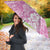 Hawaiian Lei Day Umbrella Pink Hibiscus Flowers Lei Art - Polynesian Pride