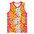 Hawaiian Lei Day Basketball Jersey Red Hibiscus Flowers Lei Art - Polynesian Pride