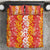 Hawaiian Lei Day Bedding Set Red Hibiscus Flowers Lei Art