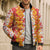 Hawaiian Lei Day Bomber Puffer Jacket Red Hibiscus Flowers Lei Art - Polynesian Pride
