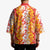 Hawaiian Lei Day Kimono Red Hibiscus Flowers Lei Art - Polynesian Pride