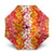 Hawaiian Lei Day Umbrella Red Hibiscus Flowers Lei Art - Polynesian Pride