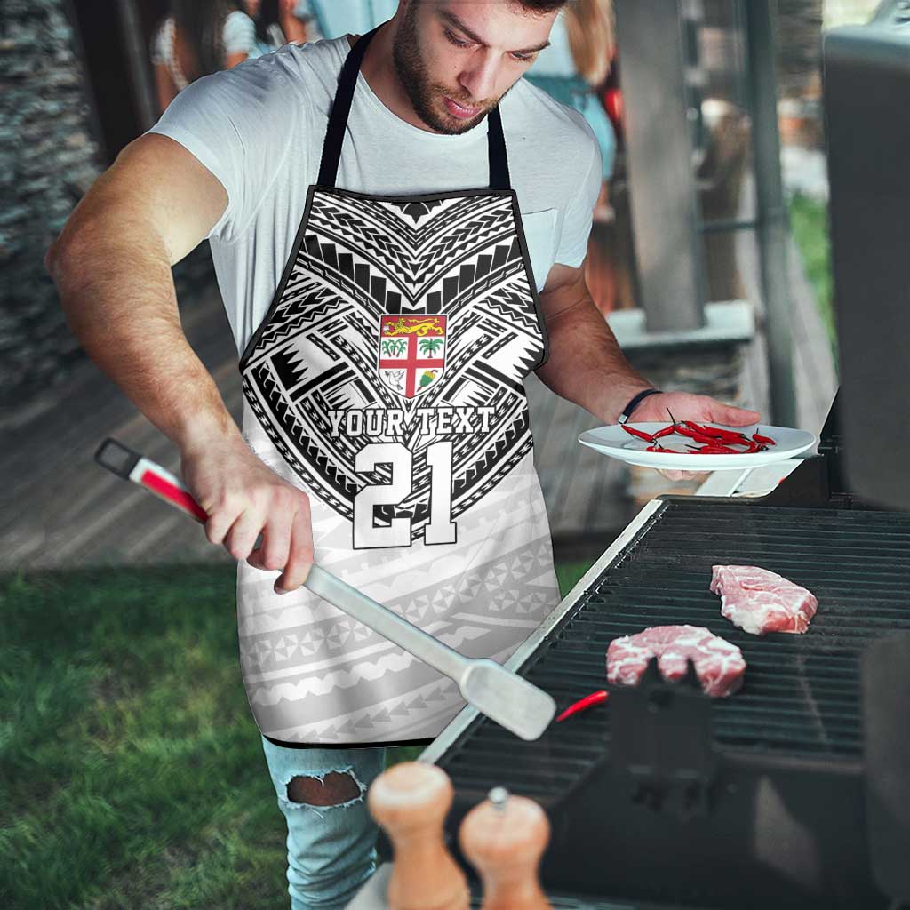 Flying Fijians Pacific Fiji Rugby Custom Apron Polynesian Pattern - Polynesian Pride