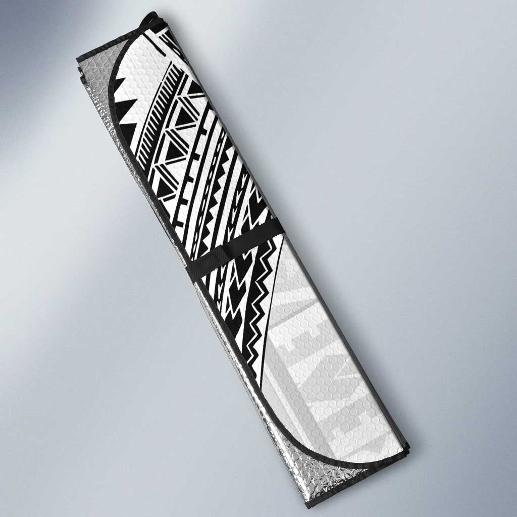 Flying Fijians Pacific Fiji Rugby Custom Auto Sun Shade Polynesian Pattern - Polynesian Pride