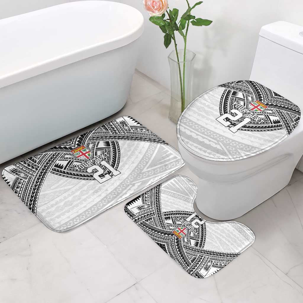 Flying Fijians Pacific Fiji Rugby Custom Bathroom Set Polynesian Pattern - Polynesian Pride