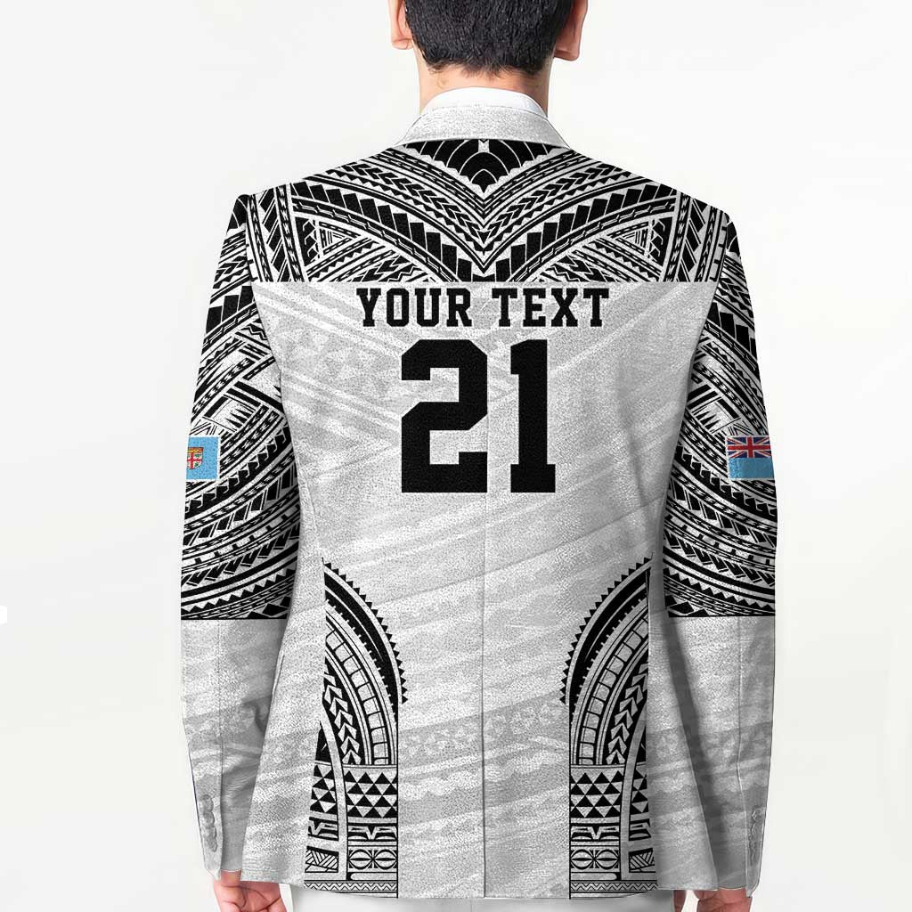 Flying Fijians Pacific Fiji Rugby Custom Blazer Polynesian Pattern - Polynesian Pride