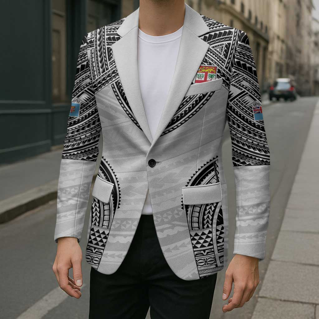 Flying Fijians Pacific Fiji Rugby Custom Blazer Polynesian Pattern - Polynesian Pride