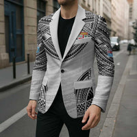 Flying Fijians Pacific Fiji Rugby Custom Blazer Polynesian Pattern - Polynesian Pride