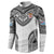 Flying Fijians Pacific Fiji Rugby Custom Button Sweatshirt Polynesian Pattern
