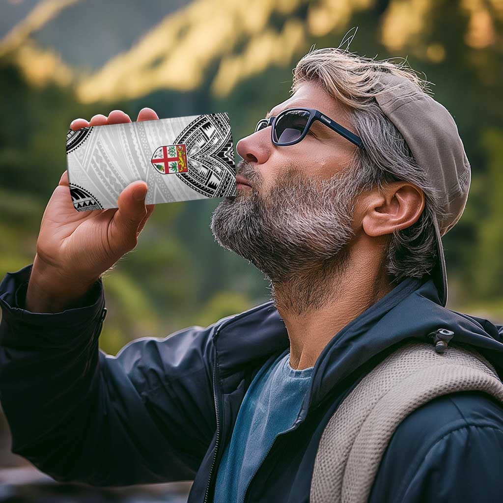 Flying Fijians Pacific Fiji Rugby Custom 4 in 1 Can Cooler Tumbler Polynesian Pattern