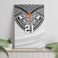 Flying Fijians Pacific Fiji Rugby Custom Canvas Wall Art Polynesian Pattern