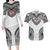 Flying Fijians Pacific Fiji Rugby Custom Couples Matching Long Sleeve Bodycon Dress and Hawaiian Shirt Polynesian Pattern
