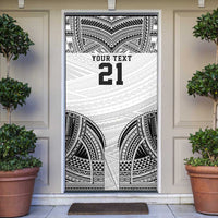 Flying Fijians Pacific Fiji Rugby Custom Door Cover Polynesian Pattern - Polynesian Pride
