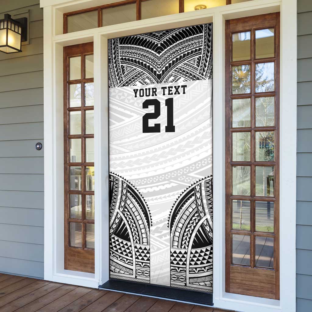 Flying Fijians Pacific Fiji Rugby Custom Door Cover Polynesian Pattern - Polynesian Pride